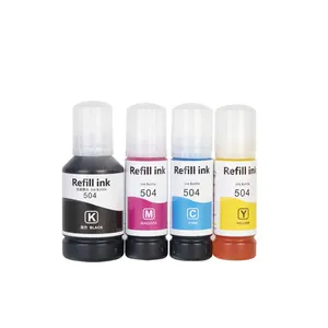 New arrived refill 504 dye ink for Epson 504 printer ink L4150 L6161 L6171 L6191 dye ink