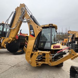 Top vente chargeuse sur chenilles pelle Caterpillar 420F 420f2 chargeuse-pelleteuse d'occasion CAT420FII vente de Shanghai - Product Image 3