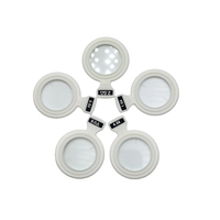Ensemble de lentilles prismatiques annulaires en plastique pour le dépistage de la phoria et la formation des étudiants, avec lentilles d'essai faciles à manipuler