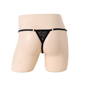 กางเกงในชายเซ็กซี่แบบ Thong สีดำ ลูกไม้เอวต่ำ สไตล์ยั่วยวน - Product Image 3