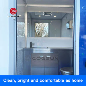 Remolque de Baño Móvil Cogsun, Remolque de Baño Temporal para Fiestas, Remolque de Baño de Lujo para Alquilar - Product Image 6