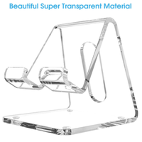 Vente au détail de haute qualité clair acrylique cellule support Mobile support téléphone numérique produit présentoir support