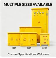 Caja de Distribución Temporal para Obras de Construcción, Caja de Energía IP65 Impermeable de Acero Galvanizado, SISTEMA DE DISTRIBUCIÓN COMPLETO DE 3 NIVELES
