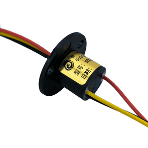 12.4mm OD 3-Way 2A 마이크로 캡슐 슬립 링 소형 전원 모터 로터리 회로 커넥터 전기 접점 재료 - Product Image 1