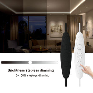 2m dây đồng nối <span class=keywords><strong>USB</strong></span> Dimmer 3 phím chuyển đổi vô cấp mờ 5V RGB màu duy nhất dẫn Dải chuỗi đèn <span class=keywords><strong>USB</strong></span> đêm đèn - Product Image 1