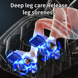 <span class=keywords><strong>Chaise</strong></span> de <span class=keywords><strong>massage</strong></span> 3D RENOVACARE PRMC-F04 de Chine, fonction musicale, gravité zéro, moteur puissant, couverture complète du corps par airbag, pieds - Product Image 3