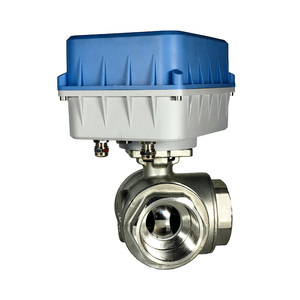 Actuador Inteligente Motorizado de 3 Vías para Control de Flujo de Agua 200N, M-bus/RS485, Tipo Bola - Product Image 3