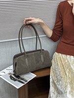 Sacs à bandoulière pour femmes en cuir véritable mat tendance et luxueux THUMBS-UP, avec fermeture éclair, pour filles