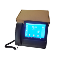Teléfono VoIP Sanxin S09 con Audio/Video HD, 6 Líneas SIP, Pantalla de 8 Pulgadas, Códecs G.711A/U, SIP V2.0, Conectividad Dual