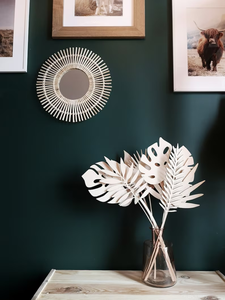 Foglie <span class=keywords><strong>di</strong></span> legno tropicali tagliate al Laser per la decorazione della scuola materna della casa Boho - Product Image 2