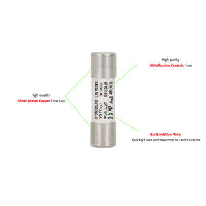 KORLEN DC предохранитель 10x38 мм Солнечный жилой сценарий 25A 32A Din рейка низкого напряжения предохранитель - Product Image 6