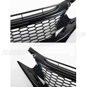 Parrilla delantera deportiva de malla estilo negro brillante para HONDA CIVIC 2016-18 10ª generación, modelos de 4 puertas y 2 puertas - Product Image 3
