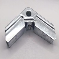 Coin de conduit en acier galvanisé du système HVAC TDF personnalisé pour les conduits d'air pour les applications de sous-sol d'hôpital de gymnase