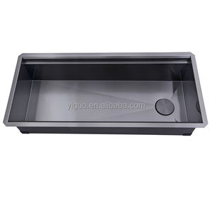 Lavello da Cucina WS4219-Nero in Nano PVD Fatto a Mano WS3218, Lavello Stile Americano, Lavello da Cucina Extra Large - Product Image 2
