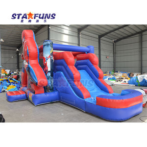 Lâu đài phao Người Nhện có cầu trượt, nhà phao nhảy Người Nhện cho trẻ em - Product Image 2