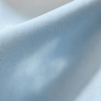 Tissu en coton teint en fil 97,8 % coton 2,2 % 40x40+40/40D sergé, personnalisable pour la production de vêtements