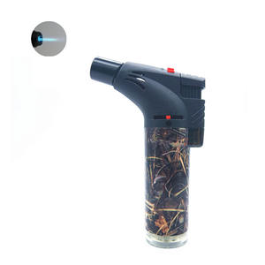 2025 nouvelle arrivée logo personnalisé rôti Jobon Jet flamme gaz incliné torche briquet avec la serrure - Product Image 1