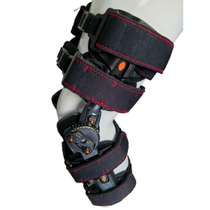 Attelle de genou articulée réglable HKJD, immobilisateur, angle personnalisé 0-120 ° Attelle de genou pour la rééducation post-chirurgicale des lésions des ligaments - Product Image 1