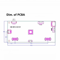 Carte de conversion de signal HD-MI-MIPI haute vitesse pour écran 2,1 pouces 1600x1600 - DSI 4 voies, fréquence de rafraîchissement 120 Hz, audio 2x3W, idéale