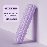 Rouleau de massage en mousse EVA Double Zone en forme de croissant de lune, texturé avec 168 picots pour massage musculaire profond, dos et yoga