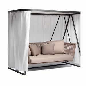 Meilleures ventes : Hamacs <span class=keywords><strong>Nid</strong></span> d'oiseau, Balançoires chaise à bascule, Lits de sieste créatifs, Lits de loisirs en rotin pour villas, hôtels, vacances, cours et parcs - Product Image 5