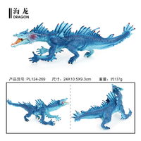 Vente en Gros PVC Solide Simulation Mythe Dragon de Mer Cerbère Figurines Animaux Figurines Jouets