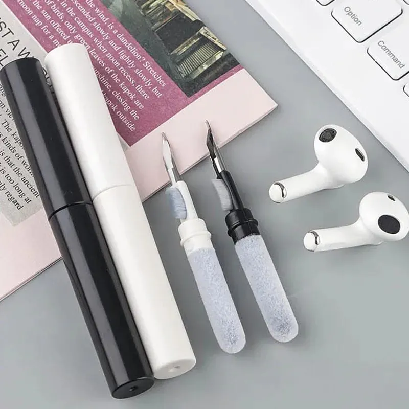हॉट सेलिंग पोर्टेबल ब्लूटूथ हेडफ़ोन बहुउद्देश्यीय सफाई पेन उपकरण अमेज़न में ईयरबड्स के लिए नरम सफाई पेन उपकरण