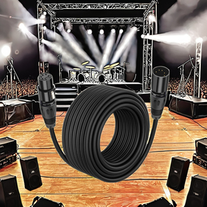 מקצועי 8 מ '1.8 מ' 10m dmx512 5 סיכה xlr מיקרופון כבל נקבה כבל אור 5 סיכה xlr מחבר עבור מגבר האור שלב מגבר האור - Product Image 3