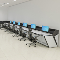 Centro de Control Técnico con Bahía de Rack Integrada para Gestión de Tuberías de Petróleo y Gas