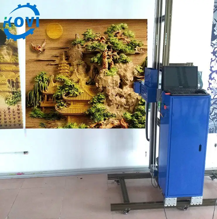 25 m2/h automatic wall printer machine 3d vertical art canvas wall printer printing machine