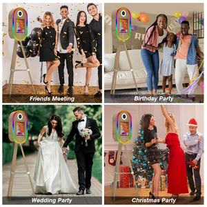 Grain wooden ipad <strong>Photo</strong> <strong>Booth</strong> with Dslr <strong>Photo</strong> <strong>Booth</strong> to Camera Selfie <strong>Photo</strong> <strong>Booth</strong> Machine for Party Events - Product Image 5