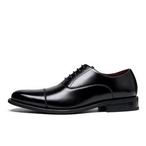 Zapatos de Vestir Personalizados para Hombre, de Cuero Vacuno, con Plataforma de Goma, Punta Baja, con Cordones, Estilo Ejecutivo, con Función de Aumento de Altura, para Invierno - Product Image 2