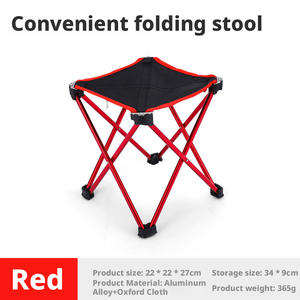 Taburete <span class=keywords><strong>Plegable</strong></span> de Aleación de Aluminio Ultraligero para Exteriores, Taburete de Pesca, Banco Esquinero Multifuncional, Silla de Camping, Sillón de Masaje Grande - Product Image 6