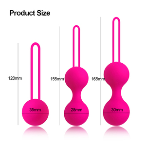 Boules vaginales intelligentes en silicone pour femmes, simulateur <span class=keywords><strong>de</strong></span> Kegel <span class=keywords><strong>Geisha</strong></span>, boules <span class=keywords><strong>de</strong></span> Ben Wa chinoises pour resserrement vaginal - Product Image 5