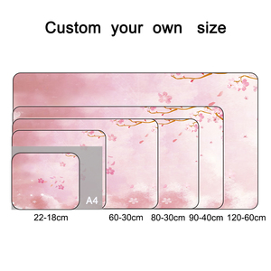 Custom Cute Pink Flower XXXL Printed Rubber Gaming <b>Mouse</b> Pad Non Slip Rubber Base Custom Game Print Full Large Desktop <b>Mat</b> - Product Image 2