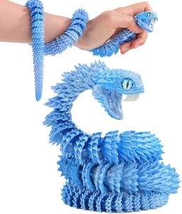 ของเล่นบีบคลายเครียดรูปงูฟันแข็งแบบยืดหยุ่นได้ ทำจากพลาสติกเนื้อสัมผัสสมจริง เหมาะสำหรับสำนักงานและห้องเรียน - Product Image 1