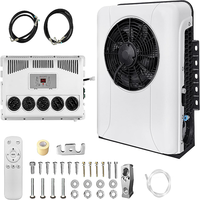 Nouveau climatiseur mobile 12V 24V à réfrigérant R-134A pour camion, camping-car, stationnement, avec ventilateur et compresseur pour climatisation automobile