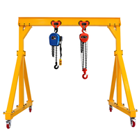 Grue portique mobile en acier de 10 tonnes pour entrepôt, avec palan électrique, haute efficacité, composants de transmission légers, 25m