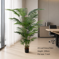 Plante Artificielle Phénix en PE, 100-200cm, pour Décoration de Salon et Anniversaire, Vente en Gros