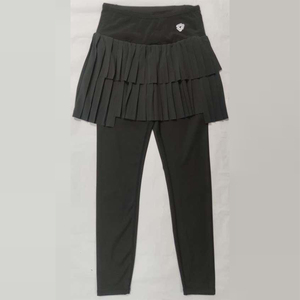 OEM Mujeres de cintura alta de doble capa Falda plisada Leggings Gimnasio Fitness Correr Yoga Skort Deportes Golf Tenis Faldas <span class=keywords><strong>2</strong></span> <span class=keywords><strong>en</strong></span> <span class=keywords><strong>1</strong></span> Falda Pantalones - Product Image 6