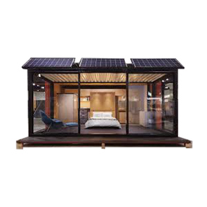 HYSUN di lusso 20HQ pod-out modificato container di trasporto casa coffee shop prefabbricata <span class=keywords><strong>mobile</strong></span> portatile di vetro struttura in acciaio cafe bar - Product Image 5