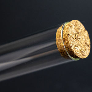 <span class=keywords><strong>Tubes</strong></span> <span class=keywords><strong>à</strong></span> <span class=keywords><strong>essai</strong></span> en <span class=keywords><strong>verre</strong></span> borosilicate <span class=keywords><strong>avec</strong></span> <span class=keywords><strong>bouchon</strong></span> en <span class=keywords><strong>liège</strong></span>, fond plat, fond rond, 12 mm, 13 mm, 15 mm, 18 mm, 20 mm, 25 mm, 30 mm, pour usage en laboratoire - Product Image 3