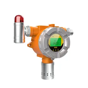 Detektor Gas tetap oksigen GRI -9106-E-O2 monitor kualitas udara dengan sampling difusi cahaya alarm