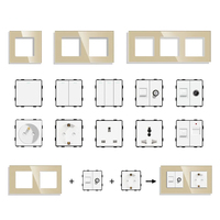 Tuya APP EU UK Wifi ZigBee 1Gang Smart Light Télécommande Interrupteur Tactile Pour Voice Google Home Alexa interrupteur intelligent et prise