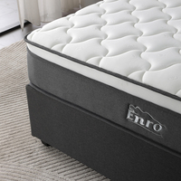 Matelas à ressorts ensachés en mousse à mémoire de forme hybride utilisé à chaud dans la boîte Matelas hypoallergénique Twin Full Queen King Size pour hôtels