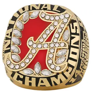 NCAA 6 Alabama Red Tide командные кольца чемпионата по футболу, кольца чемпионата, Заводская Прямая поставка