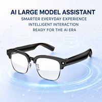 Lunettes Intelligentes IA W610 avec Caméra HD 800W, Anti-tremblement, Traduction WIFI, Assistant Vocal, Casque Portable, Étanche IPX-5, Tactile