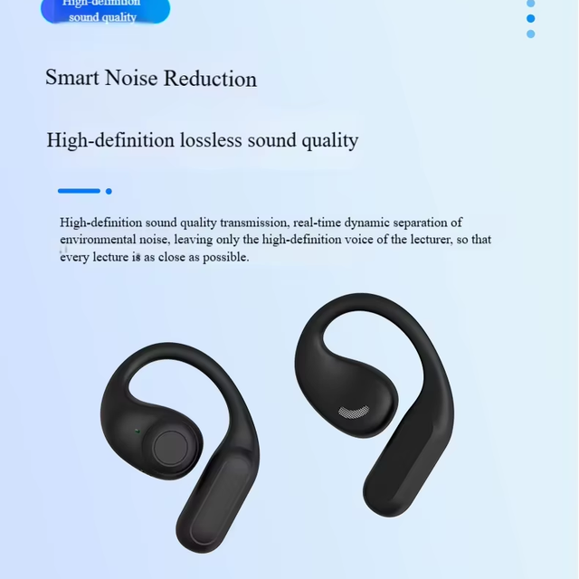 High Performance Wireless Tour Guide System 7510 Ear-Hanging Receiver 1-400m Long Distance Transmission Portable Sensors