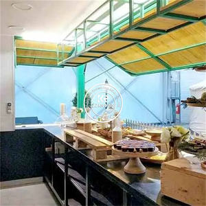 ร้านอาหารแบบโมดูลาร์ในตู้คอนเทนเนอร์แบบถอดประกอบได้ ปี 2025 ใช้เป็นบาร์สำเร็จรูป โกดัง โครงสร้างเหล็กแผ่นแซนวิช ทันสมัย - Product Image 5