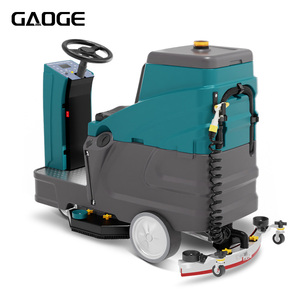 Autolaveuse autoportée GAOGE X68, machine de nettoyage de sols commerciale avec réservoirs de 75L et 80L pour entrepôt - Product Image 4